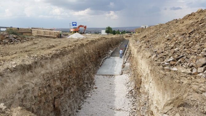 Kulu Sanayi Sitesi Kavşağında alt geçit inşaatına başlandı