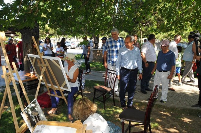 Akşehir Gülmece Parkı, sanat atölyesine dönüştü