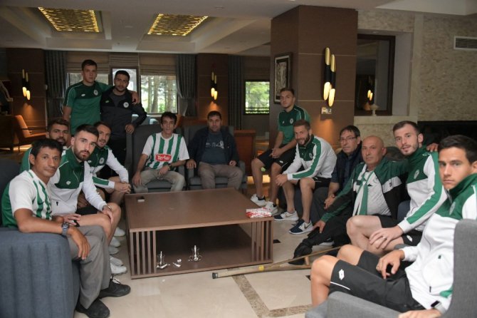 Engelli taraftarlardan Konyaspor’a ziyaret