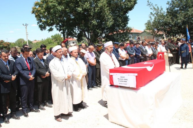 Konyalı şehit son yolculuğuna uğurlandı