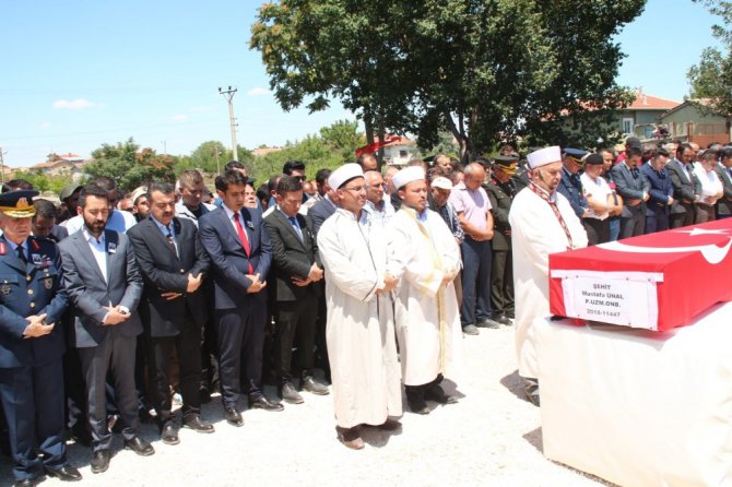 Konyalı şehit son yolculuğuna uğurlandı