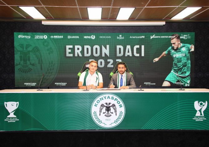 Konyaspor, Erdon Daci’nin sözleşmesini 3 yıl uzattı