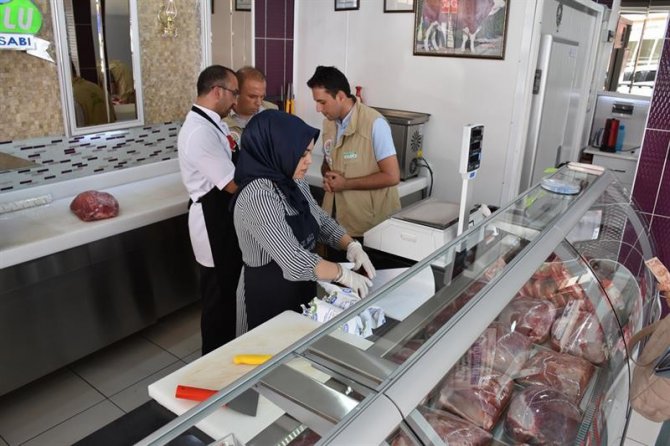 Aksaray’da Kurban Bayramı öncesi kasaplar denetlendi