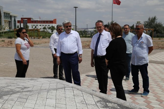 Beş futbol sahası büyüklüğündeki yeni park tamamlanmak üzere