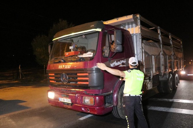 Aksaray’da günlük bin araç denetimden geçiyor