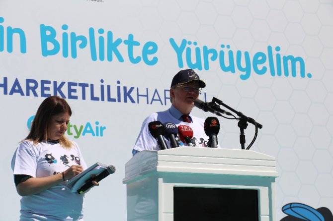 Konya’da ‘Temiz Hava’ temalı yürüyüş ve bisiklet etkinliği düzenlendi