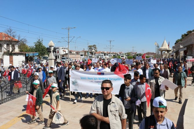 Konya’da ‘Temiz Hava’ temalı yürüyüş ve bisiklet etkinliği düzenlendi