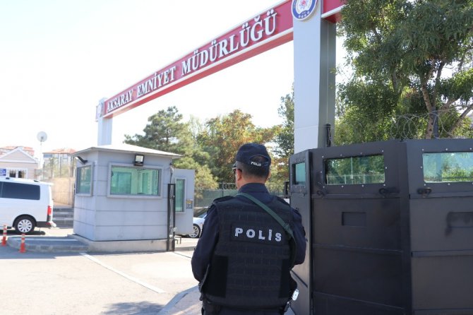 Aksaray Emniyeti, Barış Pınarı Harekatı kapsamında güvenlik tedbirlerini artırdı