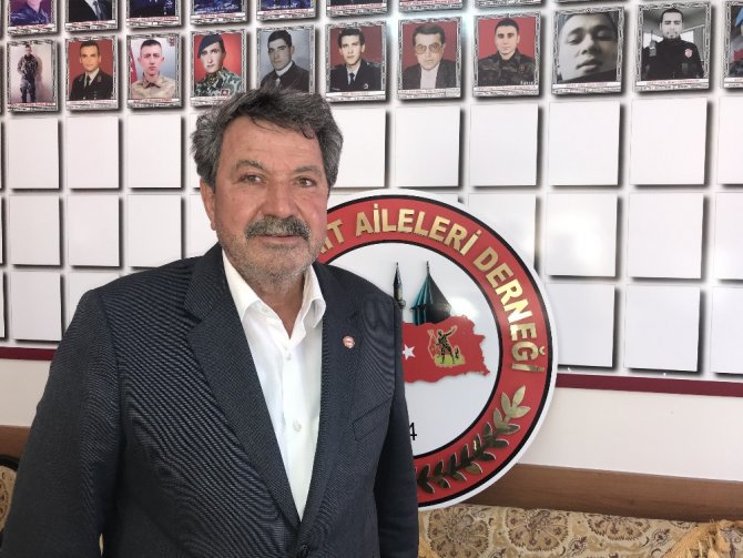 Konyalı şehit ailelerinden Barış Pınarı Harekatına destek