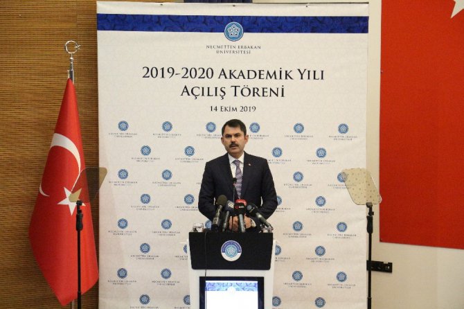 Bakan Kurum: “Biz güney sınırımızda bir terör koridoru istemiyoruz”