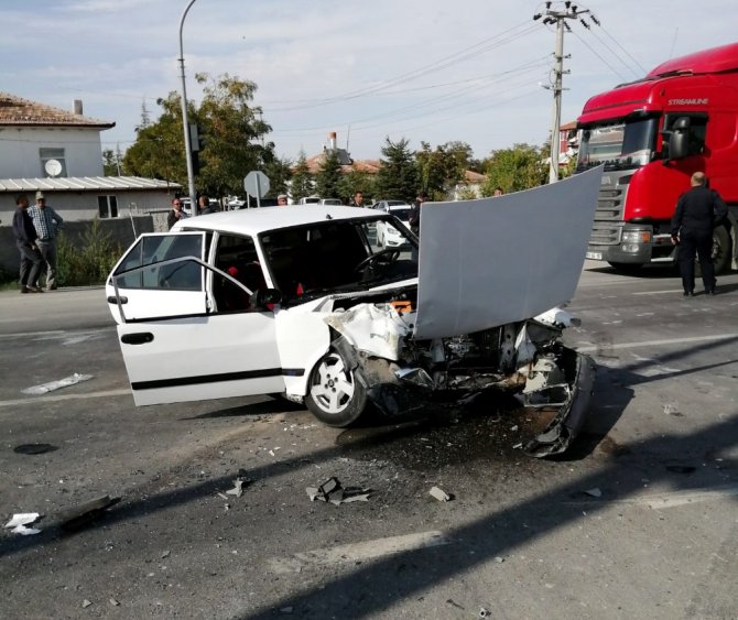 Aksaray’da trafik kazası: 4 yaralı