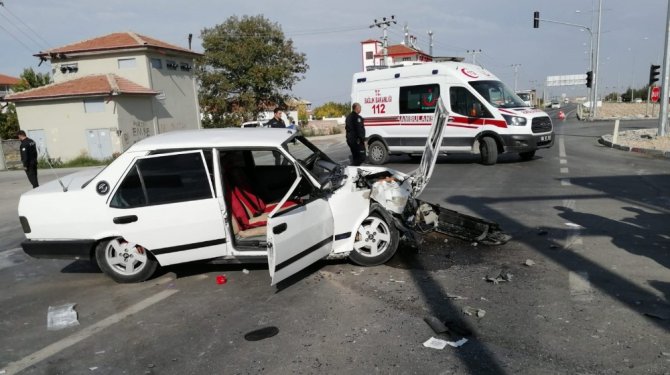 Aksaray’da trafik kazası: 4 yaralı