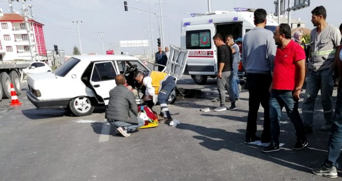 Aksaray’da trafik kazası: 4 yaralı