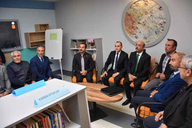 Eskil’de köy okuluna Robotik Kodlama ve Z Kütüphane yapıldı