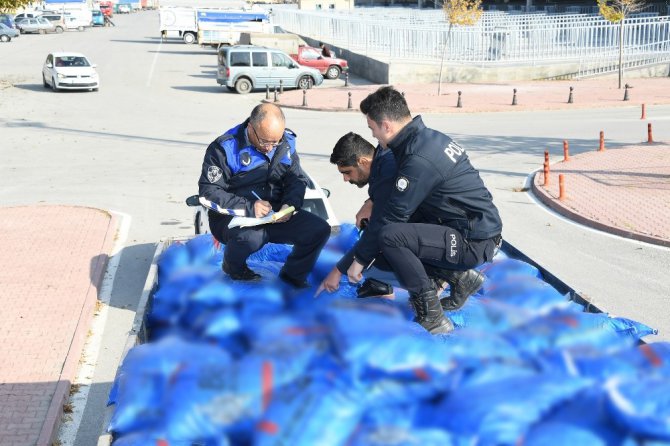 Konya Büyükşehir Belediyesinden kaçak kömür denetimi