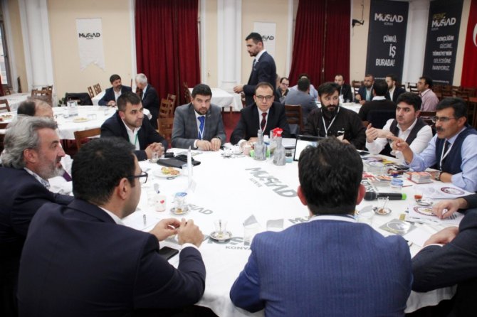MÜSİAD Konya Şubesi’nde İş Geliştirme Toplantısı düzenlendi