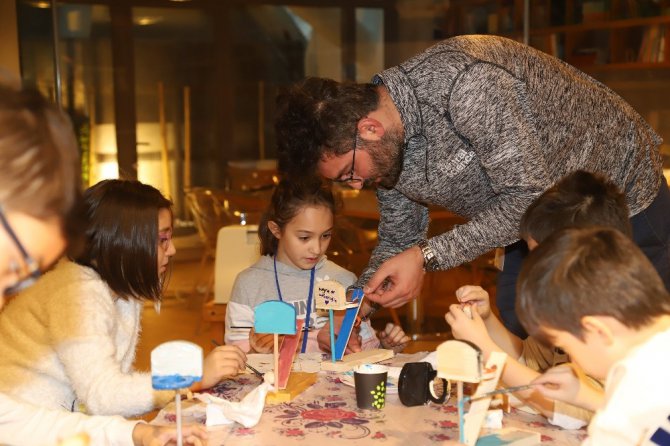 Konya’da öğrenciler ara tatili bilimle geçiriyor