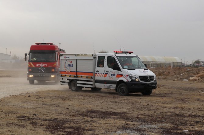 Aksaray’da saha uzantılı masa başı tatbikat, gerçeği aratmadı