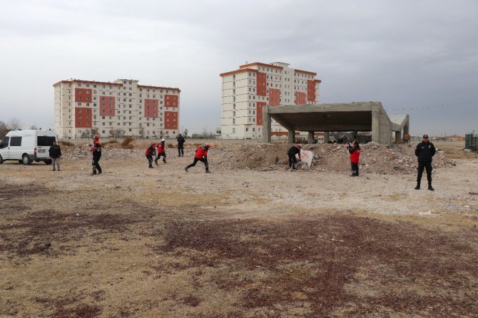 Aksaray’da saha uzantılı masa başı tatbikat, gerçeği aratmadı