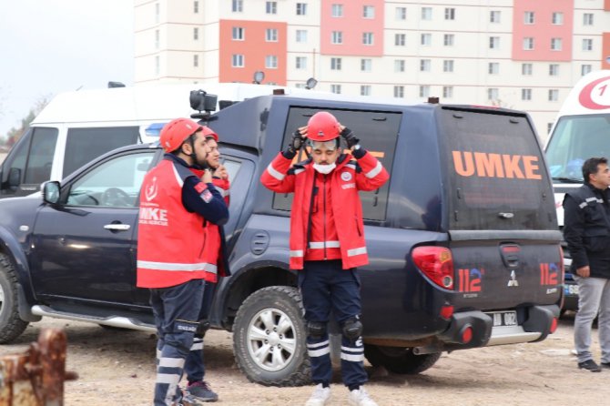 Aksaray’da saha uzantılı masa başı tatbikat, gerçeği aratmadı