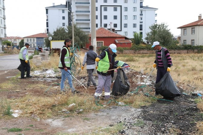 Aksaray Belediyesi daha temiz bir Aksaray için çalışmalarına devam ediyor