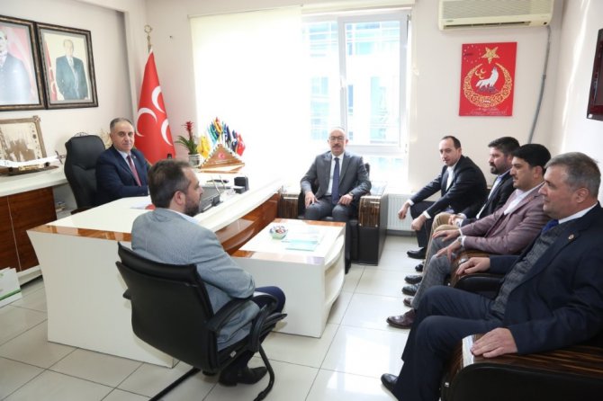 Başkan Kavuş’tan MHP İl Başkanı Karaarslan’a ziyaret