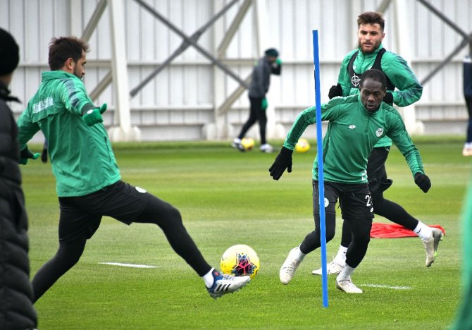 Konyaspor, Başakşehir maçı hazırlıklarını sürdürdü