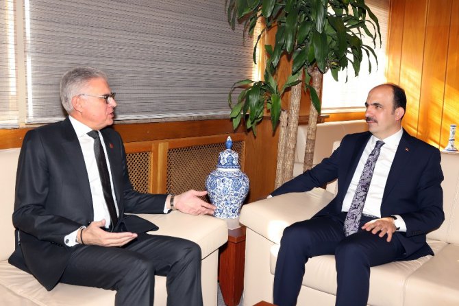 Fas Büyükelçisi Lazreq, Başkan Altay’ı ziyaret etti