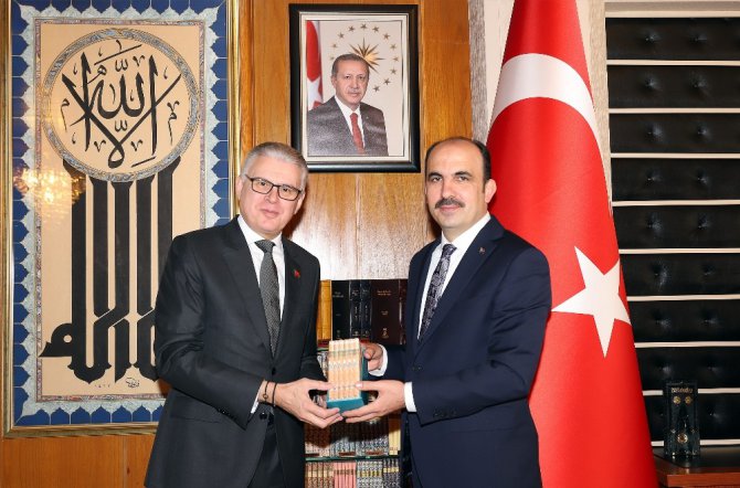 Fas Büyükelçisi Lazreq, Başkan Altay’ı ziyaret etti