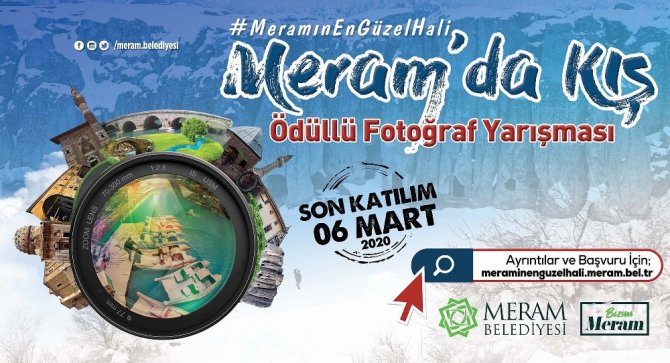 ‘Meram’da kış’ fotoğraf yarışması başladı