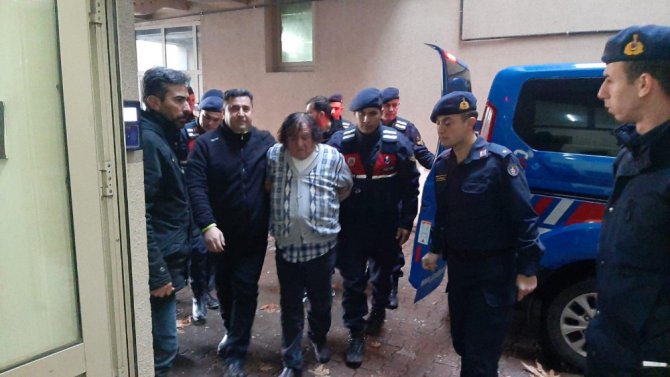 Cinayet zanlısını jandarma özel ekip tarafından kameralı evde yakalandı