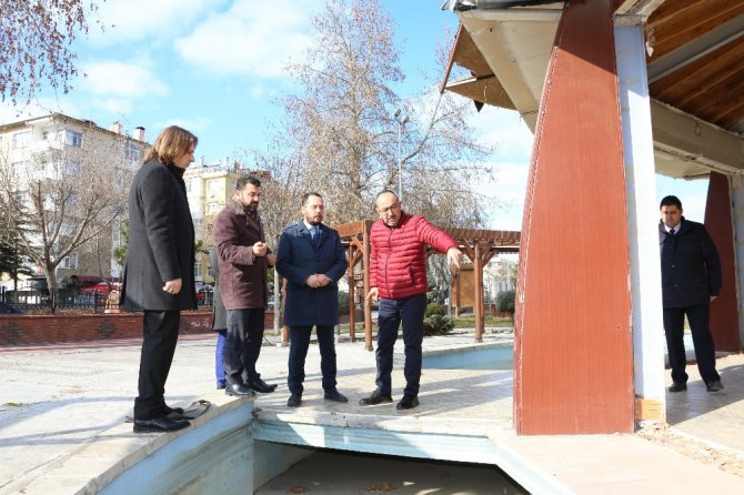Meram’ın parkları yeni sezona hazırlanıyor