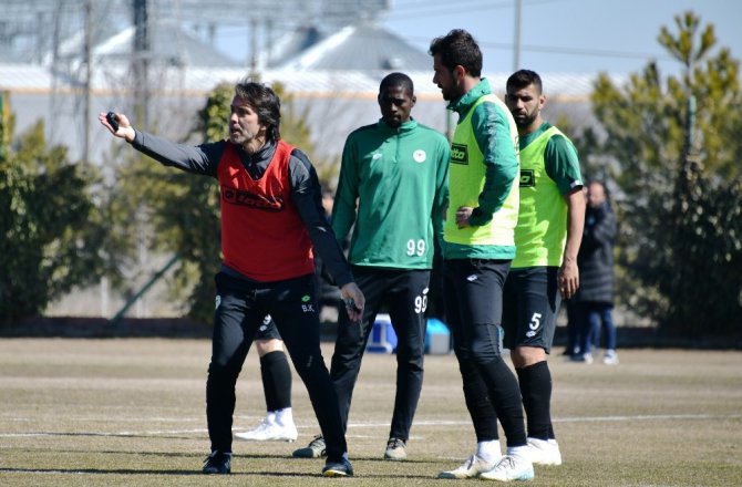 Konyaspor, Kasımpaşa maçı hazırlıklarını sürdürüyor