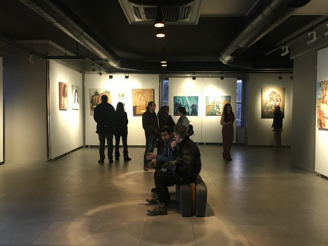 MEDAŞ Sanat Galerisinde öğrencilerden karma resim sergisi