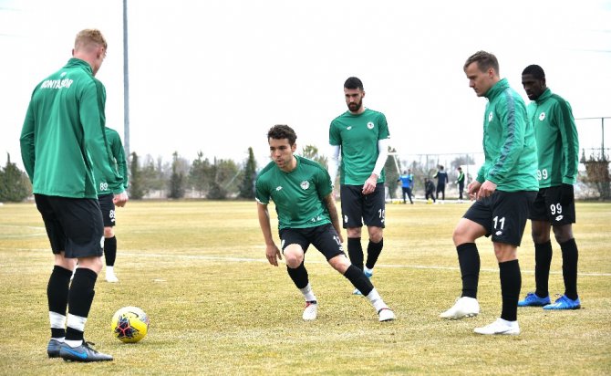 Konyaspor, Yeni Malatyaspor maçı hazırlıklarını sürdürdü