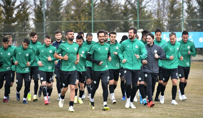 Konyaspor, Yeni Malatyaspor maçı hazırlıklarını sürdürdü