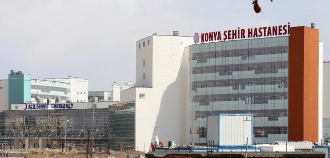 Konya Şehir Hastanesinde sona yaklaşılıyor