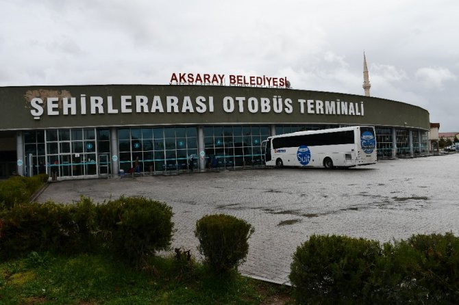 Aksaray otogarında seyahat sınırlandırması başladı