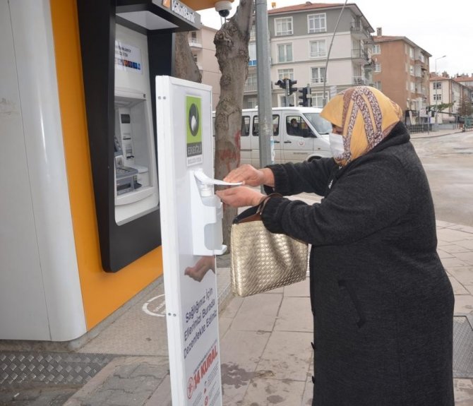 Ereğli’de dezenfektan platformları kuruldu