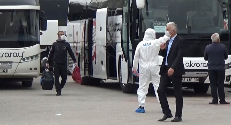 Karantinası biten ve Katar’dan gelen 349 Türk vatandaşı evlerine gönderildi