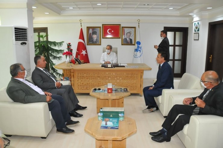 MHP’den Başkan Akkaya’ya Ziyaret