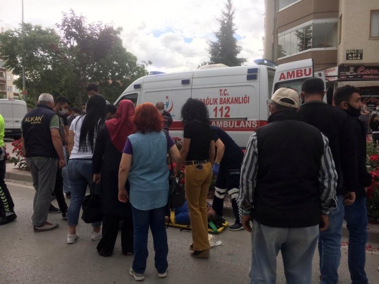 Konya’da otomobil ile elektrikli bisiklet çarpıştı: 2 yaralı