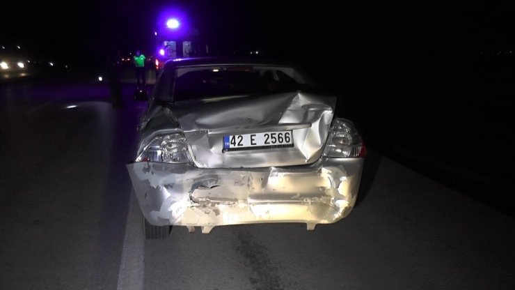 Tır otomobile arkadan çarptı: 3 yaralı