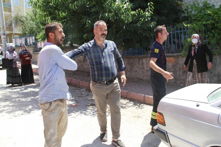 Konya’da bir evde çıkan yangın paniğe neden oldu