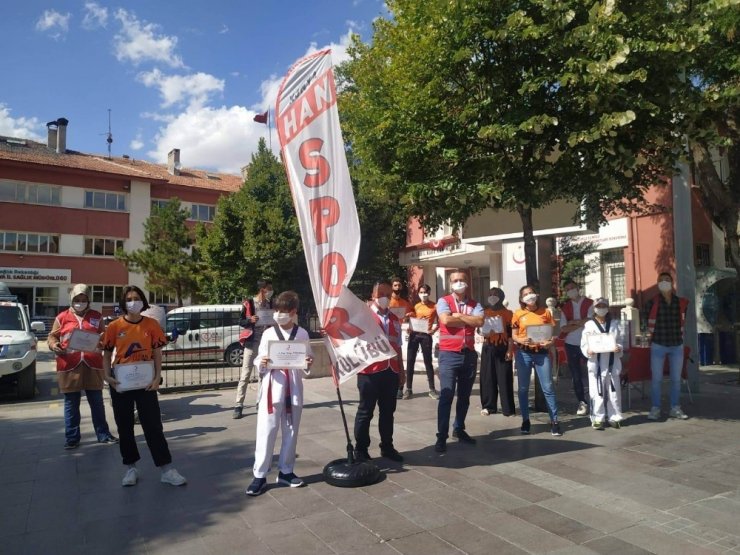 Konya Han Spor Kulübünden Kızılay’a kan bağışı desteği