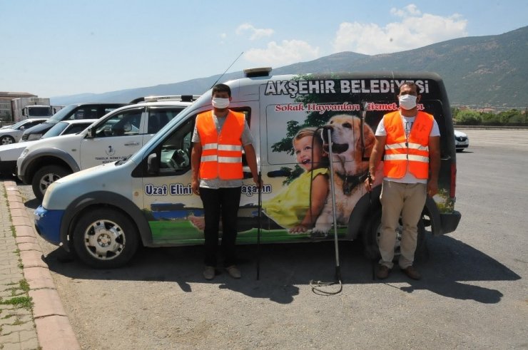 Akşehir’de kurban yakalama timi göreve hazır