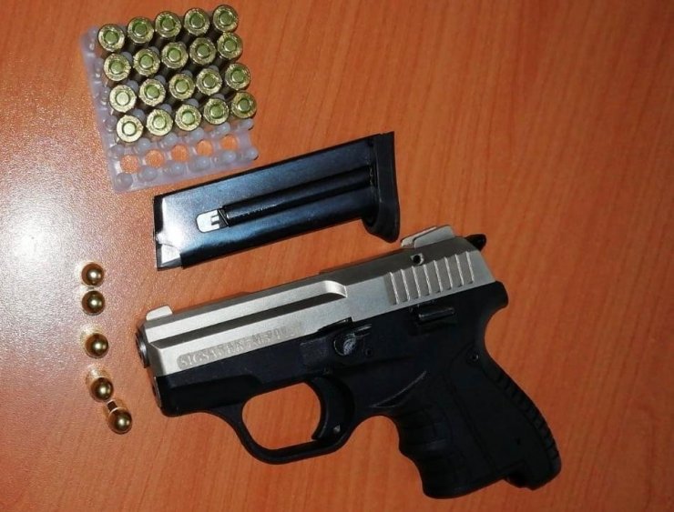 Ereğli’de polis 7 adet silah ele geçirdi