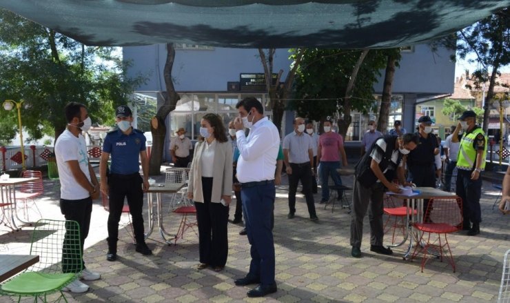 Kaymakam ve Başkan’dan denetim