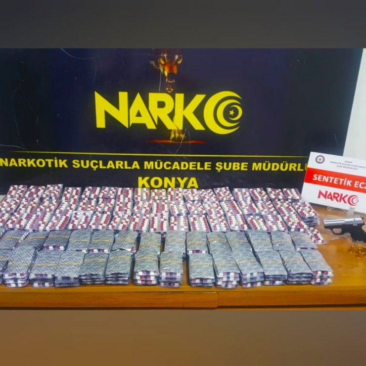 Konya’da 10 kilo uyuşturucu yakalandı