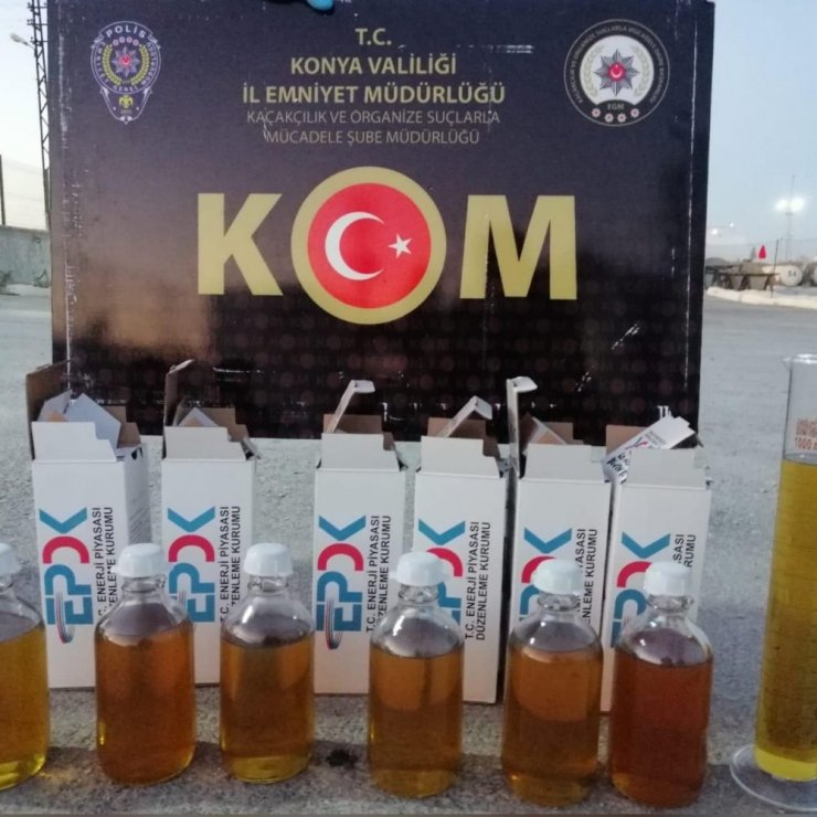Konya’da kaçak akaryakıt ele geçirildi